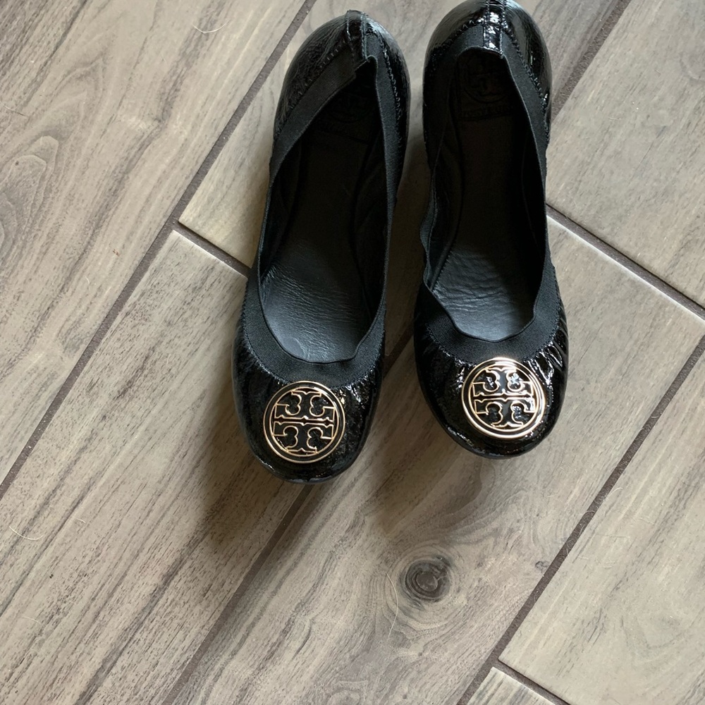 Black Tory Burch Ballet Flats